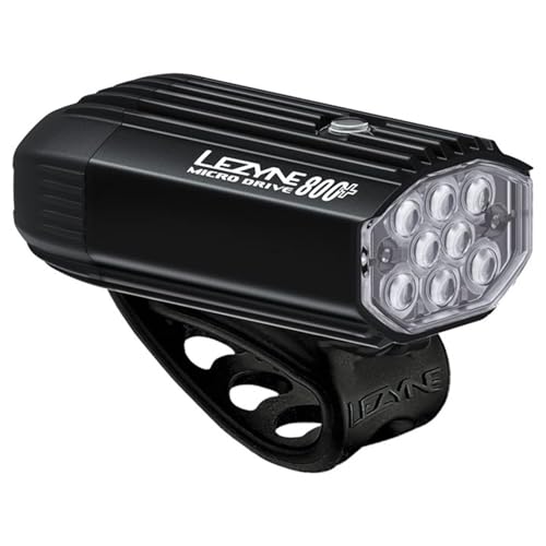 LEZYNE Micro Drive Front Bike Light 800 Lumens USB-C Black Satin