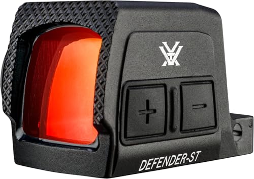 Vortex Defender-ST Enclosed Solar Micro Red Dot Sight Multi-Reticle for Rifles & Pistols