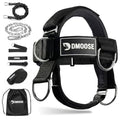 DMoose Fitness Black Plus Neck Harness for Weight Lifting with Support Strap