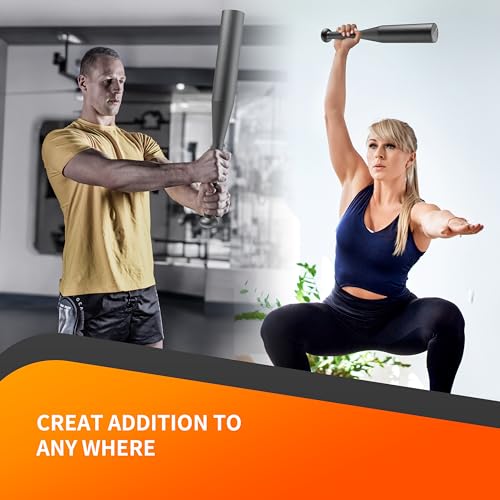 PROIRON Steel Barbell 20LB Weightlifting Bar for Strength Training & Powerlifting