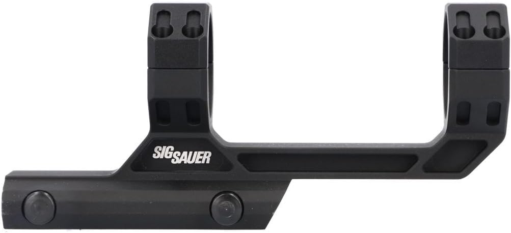 Sig Sauer Alpha MSR Scope Ring Mount - Durable 7075-T6 Aluminum | 1.535" High, 0 MOA Cant