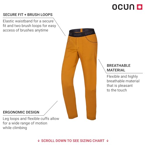 Ocun Men's Jaws Climbing Pants Breathable Bouldering Apparel