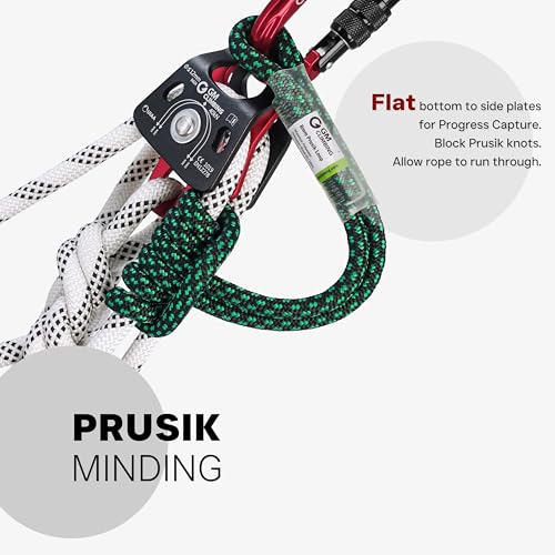 GM Climbing 40kN Micro Double Pulley Pack of 2 - Prusik Minding, Rescue & Rigging Equipment