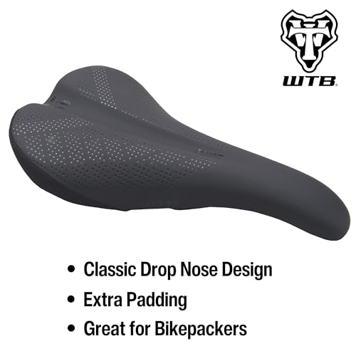 WTB Pure Mountain Bike Saddle Cromoly - Thick All-Day Comfort Padding