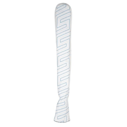 SuperStroke Golf Alignment Stick Headcover, Made of Water and Stain Resistant Synthetic Leather, 2-Panel Construction with Piping, Black/Blue/White