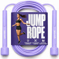 SPORTBIT Adjustable Jump Rope for Fitness & Exercise - Purple