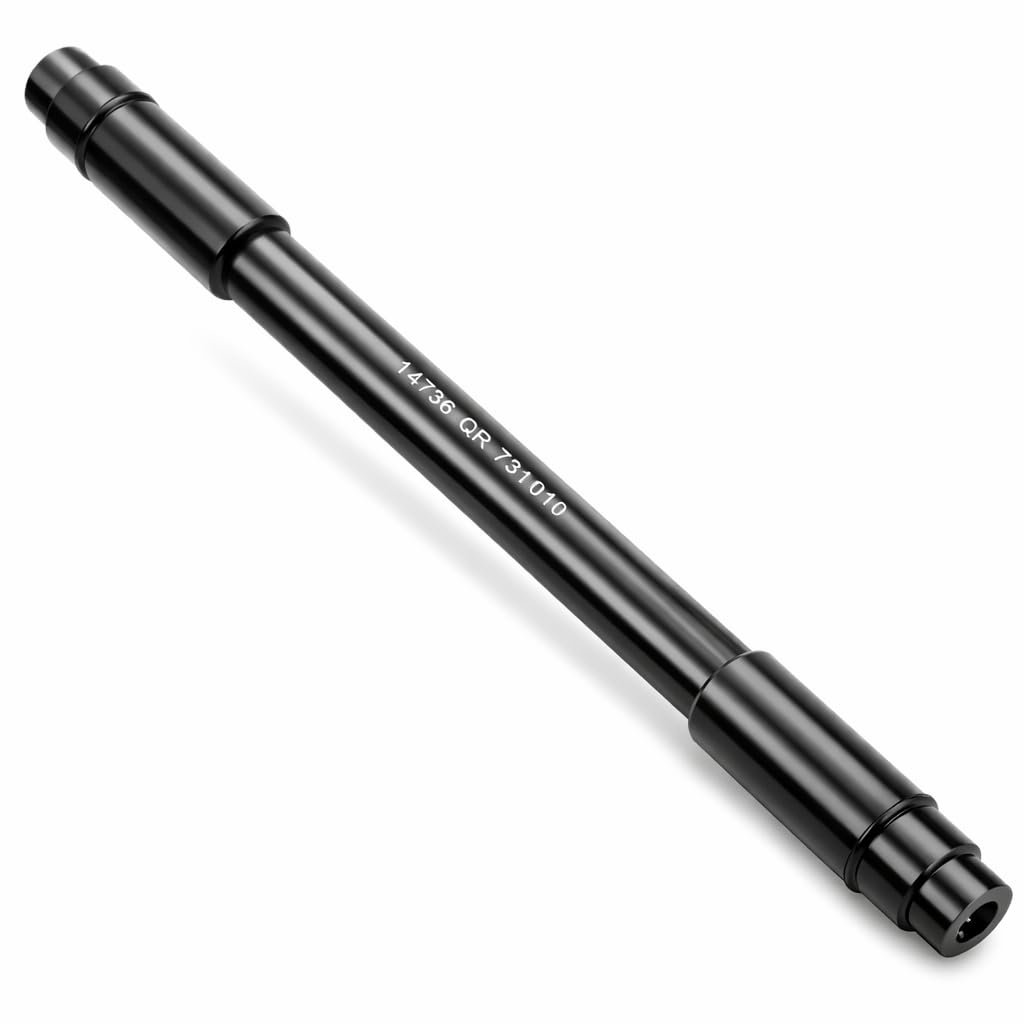 VGEBY Bikes Wheel Rear Fork Axle, 12mm Rear Bikes Thru Axle to 9mm Thru Axle Quick Release Hub Skewer Adapter (142 * 12)
