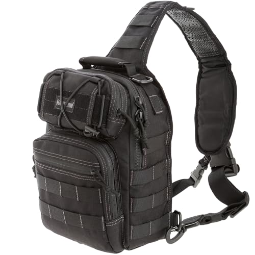 Maxpedition Lunada Gearslinger Black - Compact Tactical Shoulder Bag