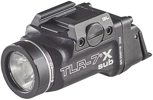 Streamlight TLR-7 X Sub Gun Light for Glock 43X/48 MOS & Rail – Black