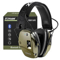 Green Bluetooth Shooting Ear Protection Earmuffs with Noise Cancellation & Sound Amplification