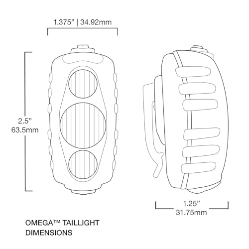 NiteRider Omega 330 EVO Bike Tail Light with NiteLink Wireless Technology