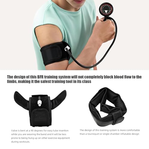 Blood Flow Restriction Bands for Legs - BFR Training System, 2 Lower Limbs