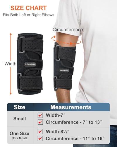 Cubital Tunnel Elbow Brace Ulnar Nerve Support Small Black - Night & Sports Support