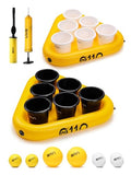 Outdoor Bucket Toss Game Set with Water-Resistant Buckets & Balls for Yard Beach Camping