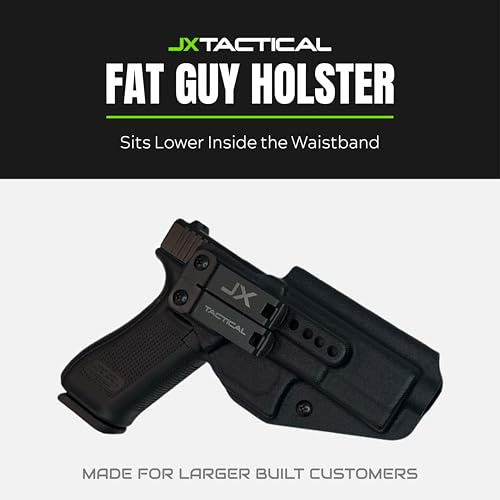 JX Tactical IWB Concealed Carry Holster for Sig Sauer P365X Macro in Black with Monoblock Clip