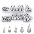 Fishing Sinkers Kit 25pcs Bass Casting Weights with Swivels for Long Casts