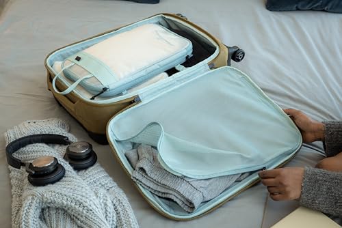 Thule Aion Carry-On Spinner Luggage Nutria Waxed Canvas Water-Resistant