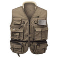 Fishing Vest Waterproof Lightweight with 16 Pockets - X-Large