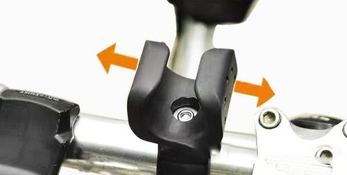 Bicycle Headlight Holder,Front Light Mount, Bike Fork Mount Bike Headlight Bracket,Adjustable Bicycle Lights Front and Rear, Headlight Eyelet Mount for Bike,Extender Holder Stand Bracket ( Black)