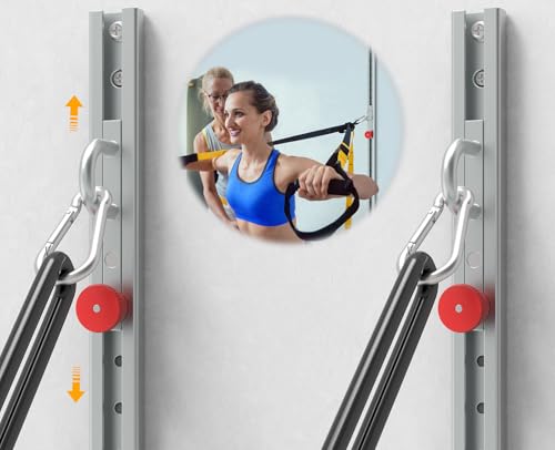 80-Inch Adjustable Resistance Band Wall Anchor V2 for Home Gym & Suspension Training