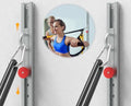 80-Inch Adjustable Resistance Band Wall Anchor V2 for Home Gym & Suspension Training