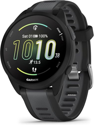 Garmin Forerunner 165 GPS Running Watch with Heart Rate & AMOLED Display