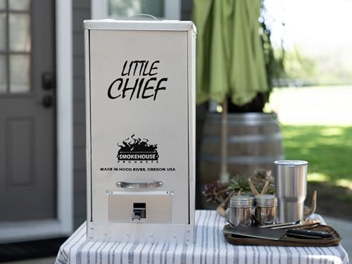 Little Chief Front Load Electric Food Smoker - 25 lb Capacity, Low Temp for Fish, Jerky, Cheese & Sausage