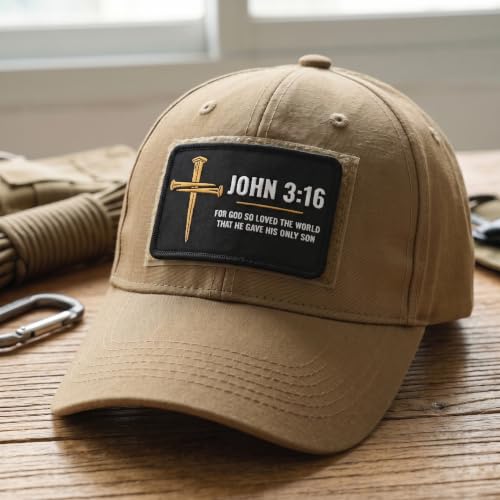 Christian Morale Patch Set John 3:16 Gospel Religious Embellishments - Great 1