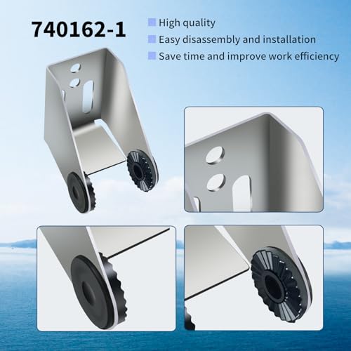 Marine Transom Bracket for XNT Transducer - Stainless Steel Mounting Hardware