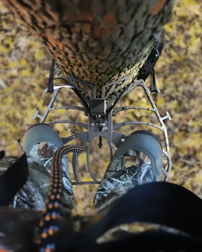 Tree Saddle Hunting System with Aluminum Platform Safety Harness & Ropes
