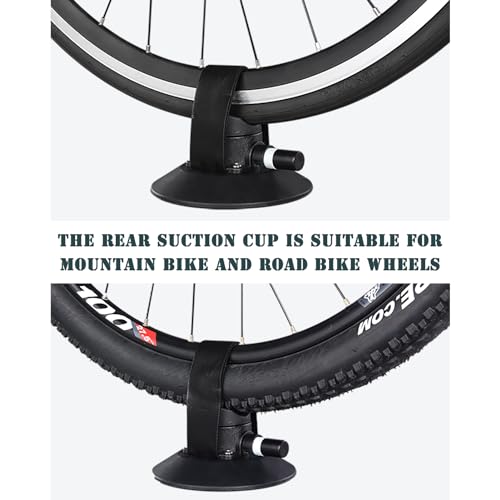 Suction Cup Bike Rack for Car - Quick Release Aluminum Alloy 1 Bike - Black