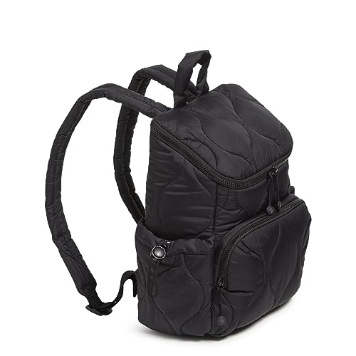 Vera Bradley Featherweight Backpack - One Size Black - Lightweight Recycled Fabric
