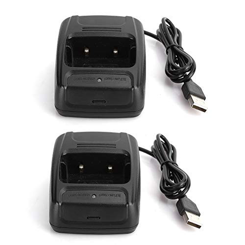USB Dual Charger Dock for Baofeng Walkie Talkies BF666S BF777S BF888S H777 R888s Plus