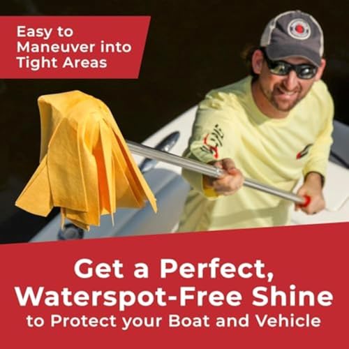 Shurhold Deluxe Water Sprite Chamois Mop - High-Absorbent Marine Drying Tool