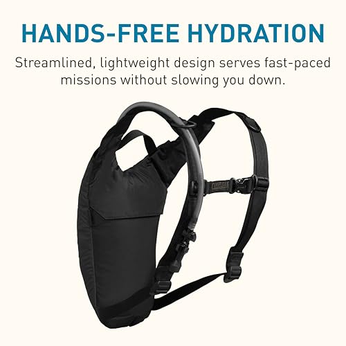 CamelBak HydroBak Tactical Hydration Pack 50oz/1.5L Black – Rugged Water Backpack