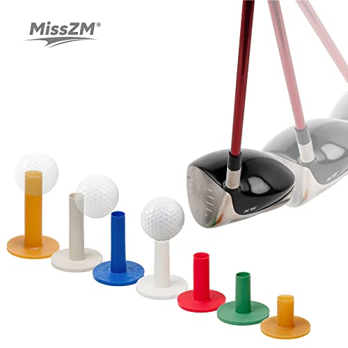 Golf Rubber Tees Set of 7 - Practice, Training, Indoor & Outdoor Use