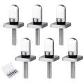 6pcs Stainless Steel Fin Screws for Surfboards and Paddleboards - Corrosion-Resistant