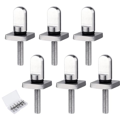 6pcs Stainless Steel Fin Screws for Surfboards and Paddleboards - Corrosion-Resistant