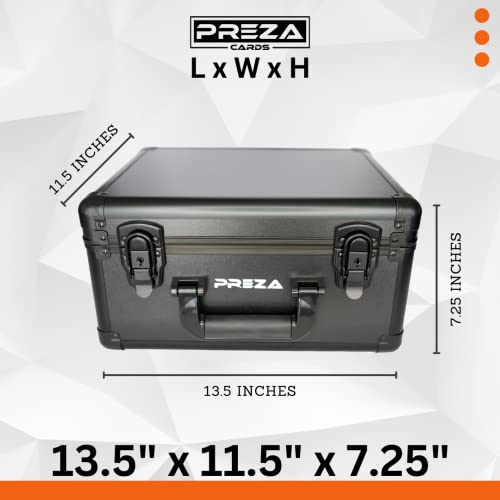 PREZA Black Graded Card Storage Box for PSA, BGS, SGC, GMA Trading Cards