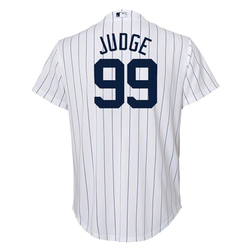 Aaron Judge Yankees Kids MLB White Home Player Jersey 5-6 Size