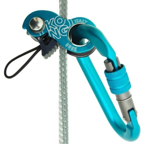 Blue Duck Ultra-Compact Emergency Rope Clamp for 8-13mm Ropes - Lightweight Aluminum Ascender & Rescue Tool