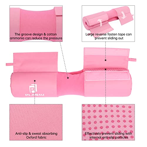 Pink Barbell Squat Pad for Bench Press - Women & Men Gym Weightlifting