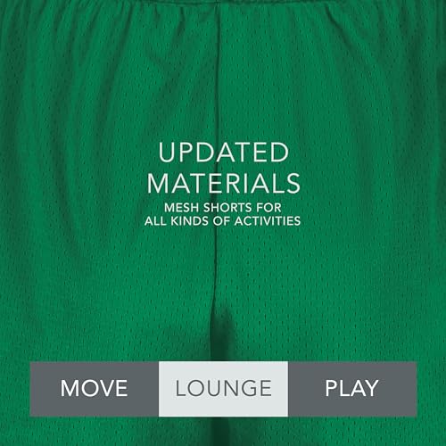 Men's 7-Inch Mesh Sports Shorts with Moisture Wicking & Color Secure Technology