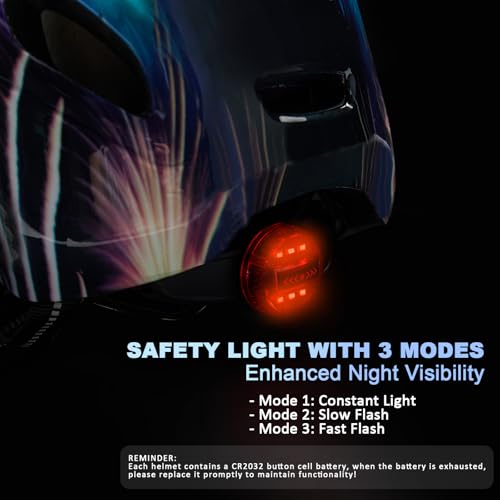 Kids Bike Helmet with LED Light, Adjustable Toddler & Youth Safety Helmet
