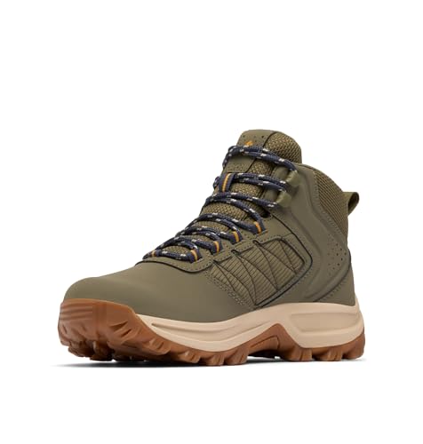 Columbia Women's Transverse Suede Waterproof Hiking Boots - Stone Green/Raw Honey, Size 8