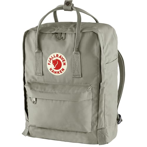 Fjällräven Kanken Backpack - Water-Resistant Vinylon Fabric, Classic Design, School & Travel - Fog Variant
