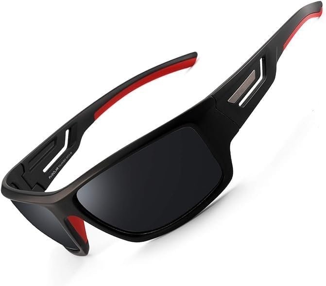 PUKCLAR Polarized Sports Sunglasses - Unbreakable Frame for Men & Women | Ideal for Driving, Cycling & Fishing