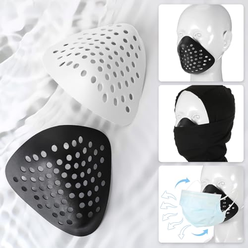 Face Shell 3D Silicone Mask Inner Bracket - Black & White Variations