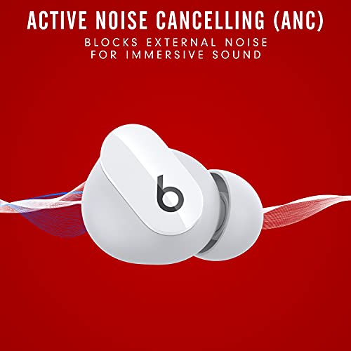 Beats Studio Buds True Wireless Noise Cancelling Earbuds White Without AppleCare+