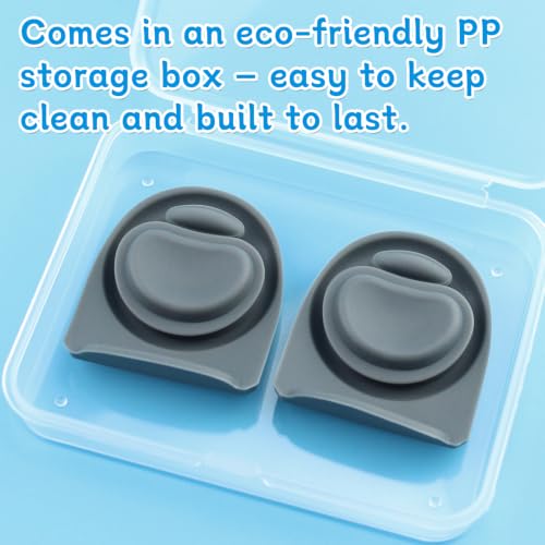 2-Pack Owala FreeSip Replacement Silicone Stoppers - Grey | Bottle Lid Gasket Seals